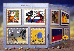 Sierra Leone 2016 Joan Miró, Mint NH, Art - Paintings - Autres & Non Classés