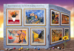 Sierra Leone 2016 Masterpieces Of Post Impressionism, Mint NH, Art - Paintings - Otros & Sin Clasificación
