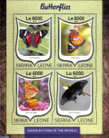 Sierra Leone 2016 Butterflies, Mint NH, Nature - Butterflies - Autres & Non Classés
