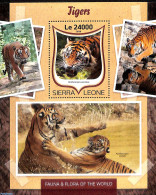 Sierra Leone 2016 Tigers, Mint NH, Nature - Cat Family - Autres & Non Classés