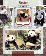 Sierra Leone 2016 Pandas, Mint NH, Nature - Pandas - Autres & Non Classés