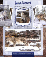 Sierra Leone 2016 Snow Leopards, Mint NH, Nature - Cat Family - Other & Unclassified