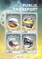Sierra Leone 2016 Public Transport, Mint NH, Transport - Automobiles - Railways - Ships And Boats - Coches