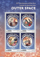 Sierra Leone 2016 55th Anniversary Of Outer Space Law Treaty, Mint NH, Transport - Space Exploration - Other & Unclassified