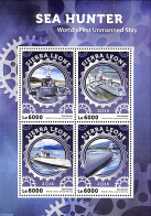 Sierra Leone 2016 Sea Hunter, Mint NH, Transport - Ships And Boats - Boten