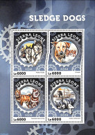 Sierra Leone 2016 Sledge Dogs, Mint NH, Nature - Dogs - Other & Unclassified