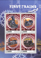 Sierra Leone 2016 First Trains, Mint NH, Transport - Railways - Trains