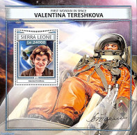 Sierra Leone 2016 Valentina Tereshkova, Mint NH, Transport - Space Exploration - Otros & Sin Clasificación