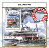 Sierra Leone 2016 Steamboats, Mint NH, Transport - Ships And Boats - Boten