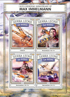 Sierra Leone 2016 100th Memorial Anniversary Of Max Immelmann, Mint NH, Transport - Aircraft & Aviation - Airplanes