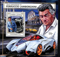 Sierra Leone 2016 100th Anniversary Of Ferruccio Lamborghini, Mint NH, Transport - Automobiles - Auto's