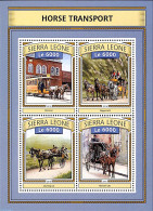 Sierra Leone 2016 Horse Transport, Mint NH, Nature - Transport - Horses - Other & Unclassified