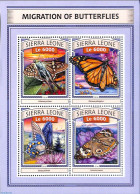 Sierra Leone 2016 Butterflies, Mint NH, Nature - Butterflies - Autres & Non Classés