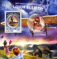 Sierra Leone 2016 80th Memorial Anniversary Of Louis Blériot, Mint NH, Transport - Balloons - Aircraft & Aviation - Fesselballons