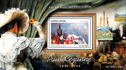 Sierra Leone 2015 Paul Cezanne, Mint NH, Art - Paintings - Other & Unclassified