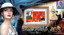 Sierra Leone 2015 Henri Matisse, Mint NH, Art - Paintings - Autres & Non Classés