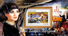 Sierra Leone 2015 American Impressionists, Mint NH, Art - Paintings - Other & Unclassified