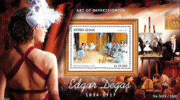 Sierra Leone 2015 Edgar Degas, Mint NH, Art - Edgar Degas - Paintings - Other & Unclassified