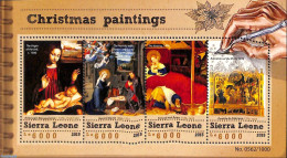 Sierra Leone 2015 Christmas Paintings, Mint NH, Religion - Christmas - Art - Paintings - Weihnachten