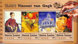 Sierra Leone 2015 Vincent Van Gogh, Mint NH, Art - Paintings - Self Portraits - Vincent Van Gogh - Other & Unclassified