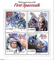 Sierra Leone 2015 50th Anniversary Of The First Spacewalk, Mint NH, Transport - Space Exploration - Other & Unclassified