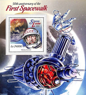 Sierra Leone 2015 50th Anniversary Of The First Spacewalk, Mint NH, Transport - Space Exploration - Autres & Non Classés