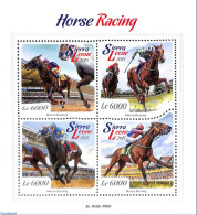 Sierra Leone 2015 Horse Racing, Mint NH, Nature - Sport - Horses - Autres & Non Classés