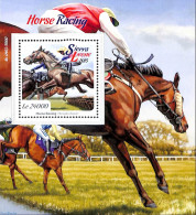 Sierra Leone 2015 Horse Racing, Mint NH, Nature - Sport - Horses - Otros & Sin Clasificación