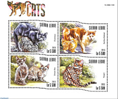 Sierra Leone 2015 Cats, Mint NH, Nature - Cats - Autres & Non Classés