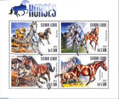 Sierra Leone 2015 Horses, Mint NH, Nature - Horses - Autres & Non Classés