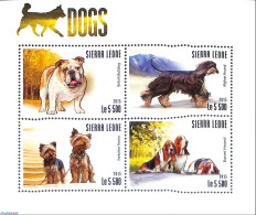 Sierra Leone 2015 Dogs, Mint NH, Nature - Dogs - Autres & Non Classés