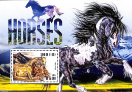 Sierra Leone 2015 Horses, Mint NH, Nature - Horses - Otros & Sin Clasificación