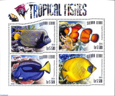 Sierra Leone 2015 Tropical Fishes, Mint NH, Nature - Fish - Vissen