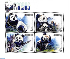 Sierra Leone 2015 Pandas, Mint NH, Nature - Pandas - Other & Unclassified