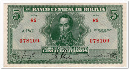 BOLIVIA,5 BOLIVIANOS,L.1928,P.129,XF+ - Bolivië