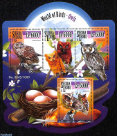 Sierra Leone 2015 Owls, Mint NH, Nature - Birds Of Prey - Owls - Other & Unclassified