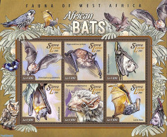 Sierra Leone 2015 Bats, Mint NH, Nature - Bats - Birds Of Prey - Butterflies - Owls - Otros & Sin Clasificación