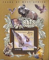 Sierra Leone 2015 Bats, Mint NH, Nature - Bats - Elephants - Owls - Sonstige & Ohne Zuordnung