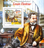 Sierra Leone 2015 120th Memorial Anniversary Of Louis Pasteur, Mint NH, Health - Nature - Science - Dogs - Inventors - Otros & Sin Clasificación