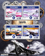 Sierra Leone 2015 Concorde, Mint NH, Transport - Concorde - Aircraft & Aviation - Concorde