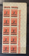 Deutsches Reich - 1923 - Michel Nr. 312 B P OR Bogenteil - Postfrisch - Unused Stamps