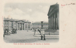 *** 75 *** PARIS école De Droit Bibliothèque De Genève Et Panthéon   TTBE Timbrée - Andere Monumenten, Gebouwen