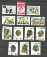 TANZANIE N°301, 313, 321, 411, 412, 414, 1059, 1363 à 1368 Cote 4.95€ - Tanzanie (1964-...)