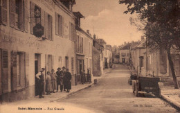 77 , Cpa SAINT MAMMES , Rue Grande   (18118.V) - Saint Mammes