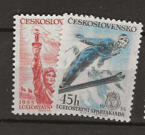 1955 MNH Tschechoslowakei, Mi 890-91 Postfris** - Nuovi