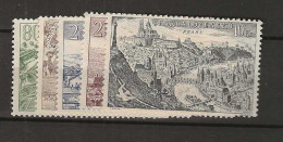 1955 MNH Tschechoslowakei, Mi 894-98 Postfris** - Nuevos