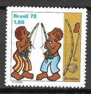 Brasil 1978 Folclore Brasileiro - Instrumentos Musicais  (Berimbau) RHM C1048 - Unused Stamps