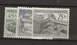 1955 MNH Tschechoslowakei, Mi 899-901 Postfris** - Nuovi