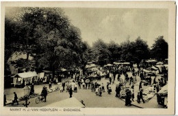 Enschede Markt H.J.Van Heekplein Circulée En 1929 - Enschede