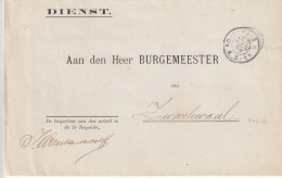 Kleinrond Zwartewaal 1898 - Cartas & Documentos